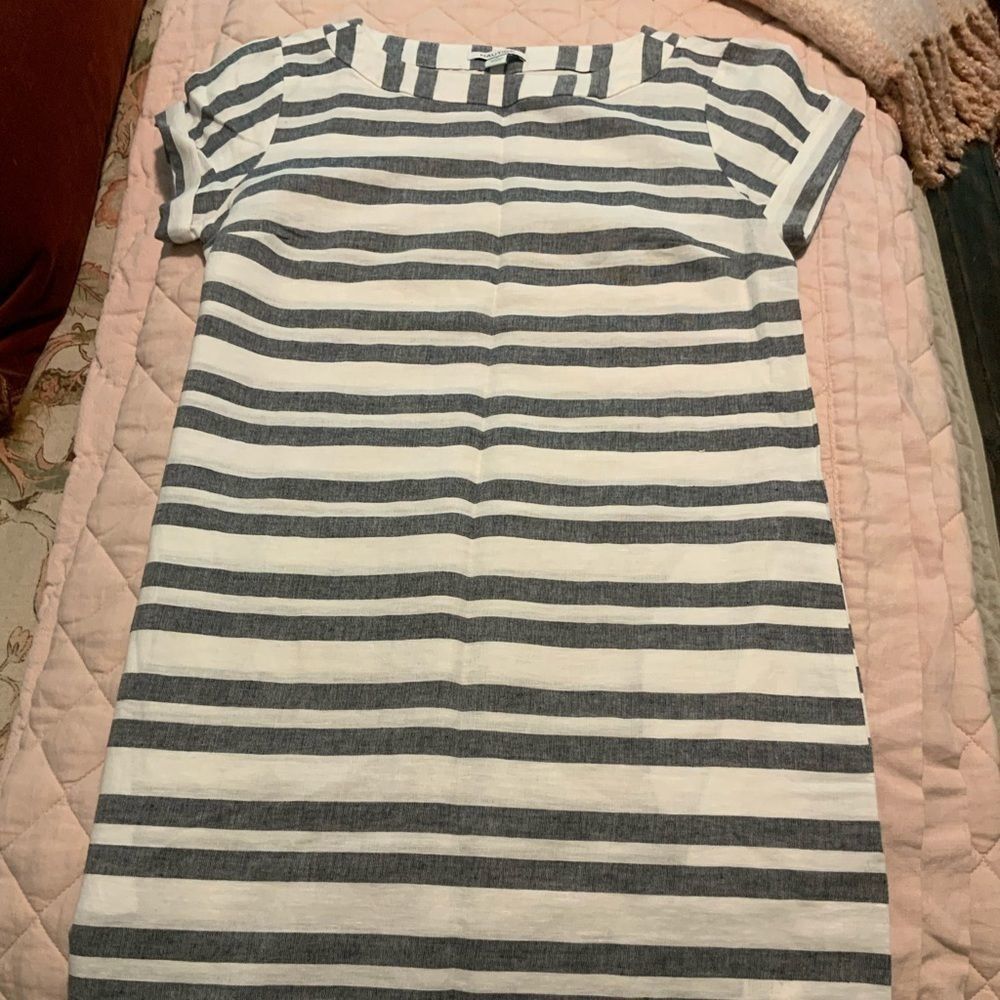 Nautica white and gray dress size S